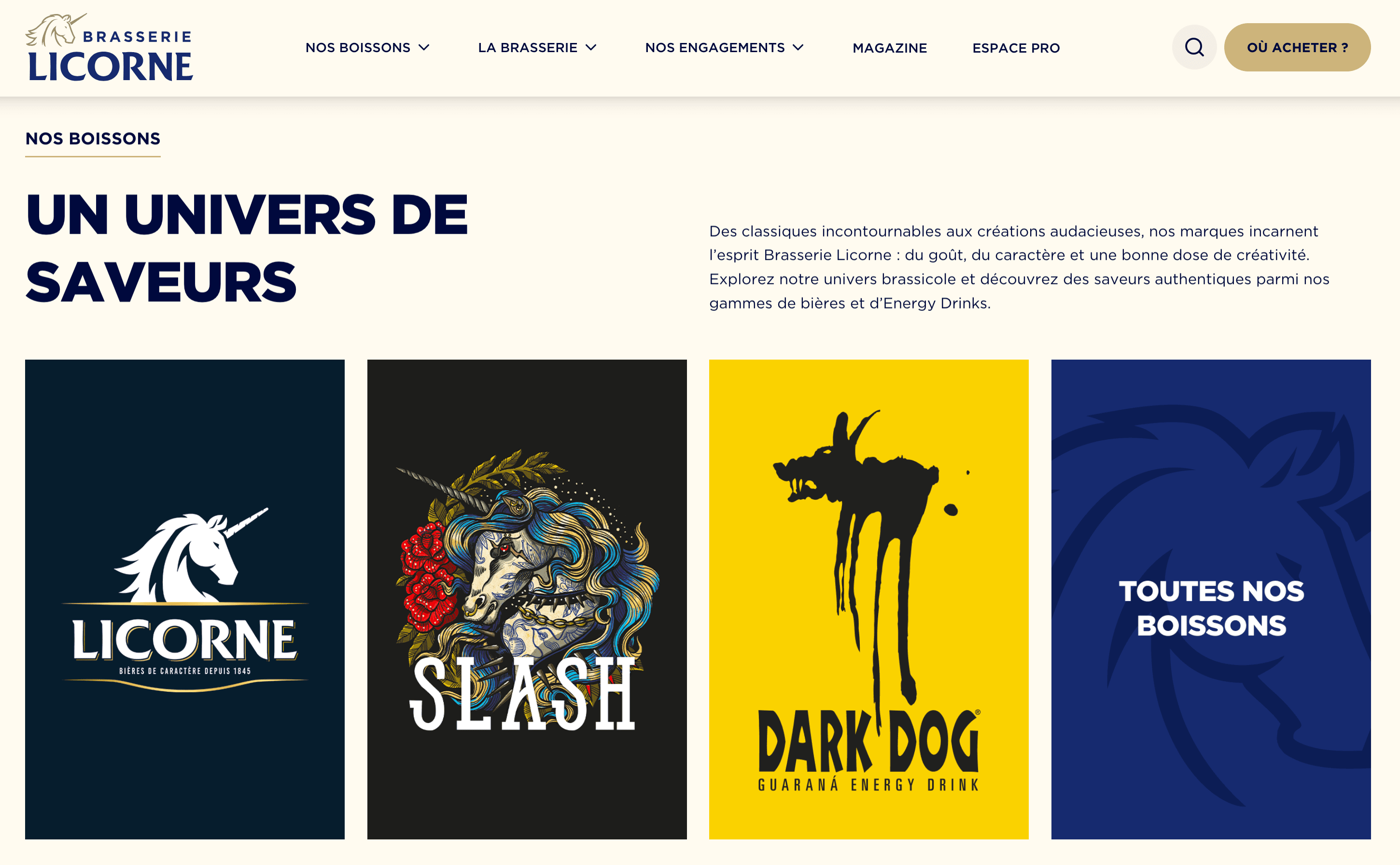 BRASSERIE LICORNE